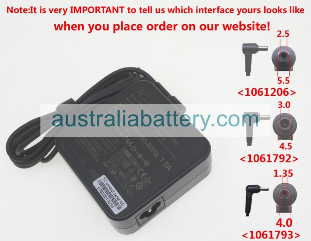 A5 19V 90W Australia asus notebook computer original adapters - Click Image to Close