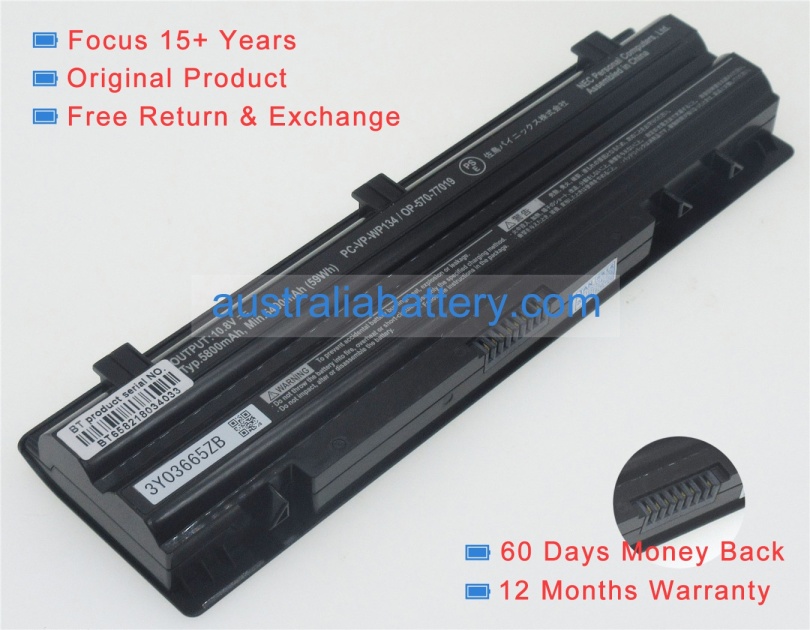 Pc-vp-wp134 10.8V 6-cell Australia nec notebook computer original battery - Click Image to Close