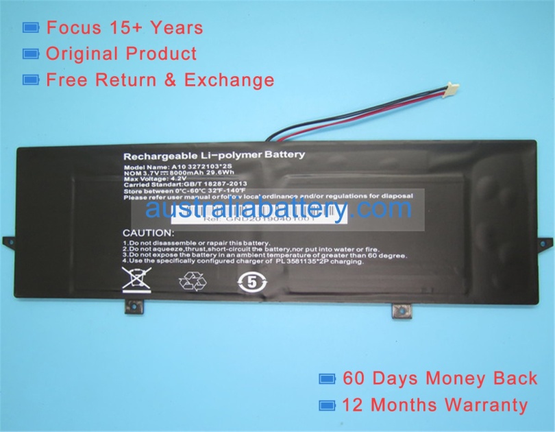 Az155 3.7V 3-cell Australia rtdpart notebook computer original batteries - Click Image to Close