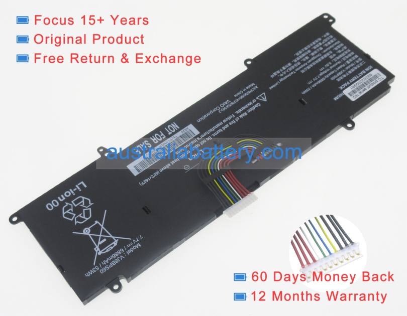 Vj8bps60 7.7V 3-cell Australia vaio notebook computer original battery - Click Image to Close