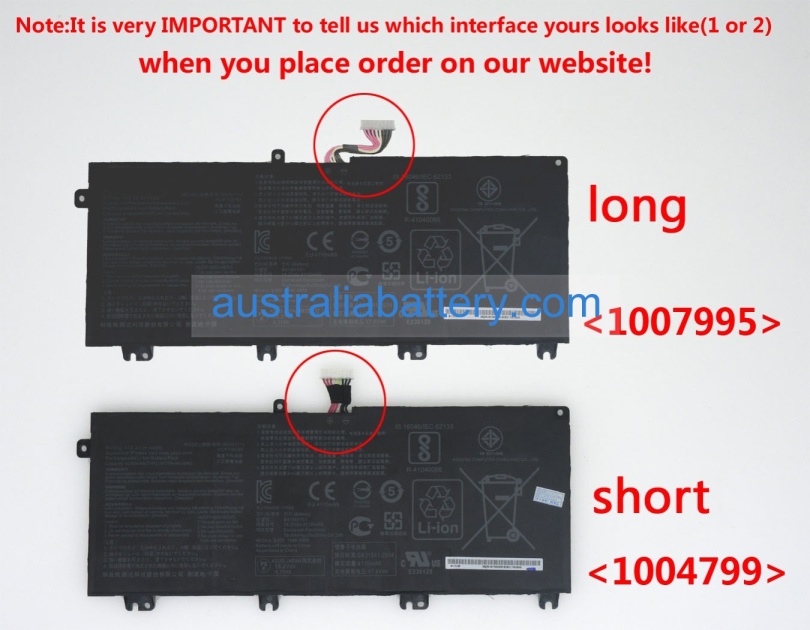 Fx705d 15.2V 4-cell Australia asus notebook computer original batteries - Click Image to Close